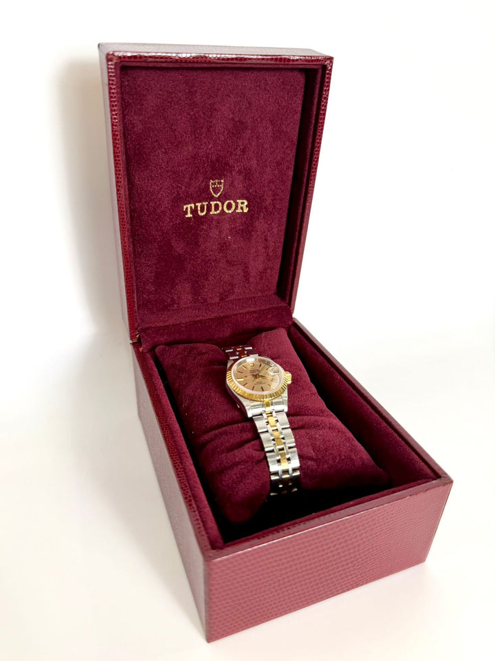TUDOR PRINCESS OYSTERDATE STEEL AND GOLD 26MM WATCH