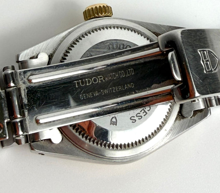 TUDOR PRINCESS OYSTERDATE STEEL AND GOLD 26MM WATCH