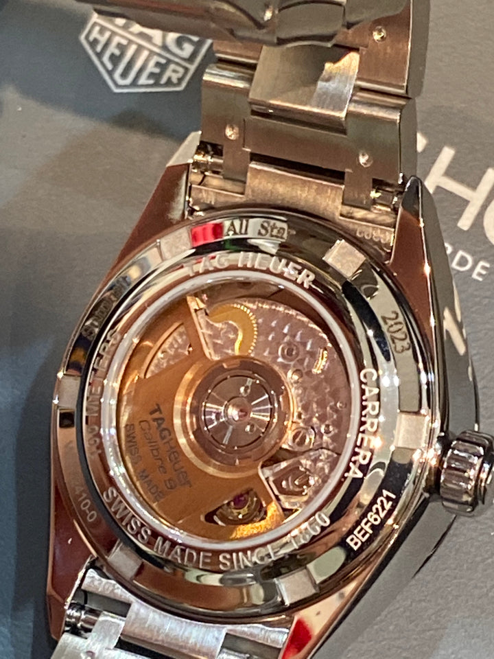 TAG HEUER CARRERA MOTHER OF PEARL 29MM LADIES WATCH