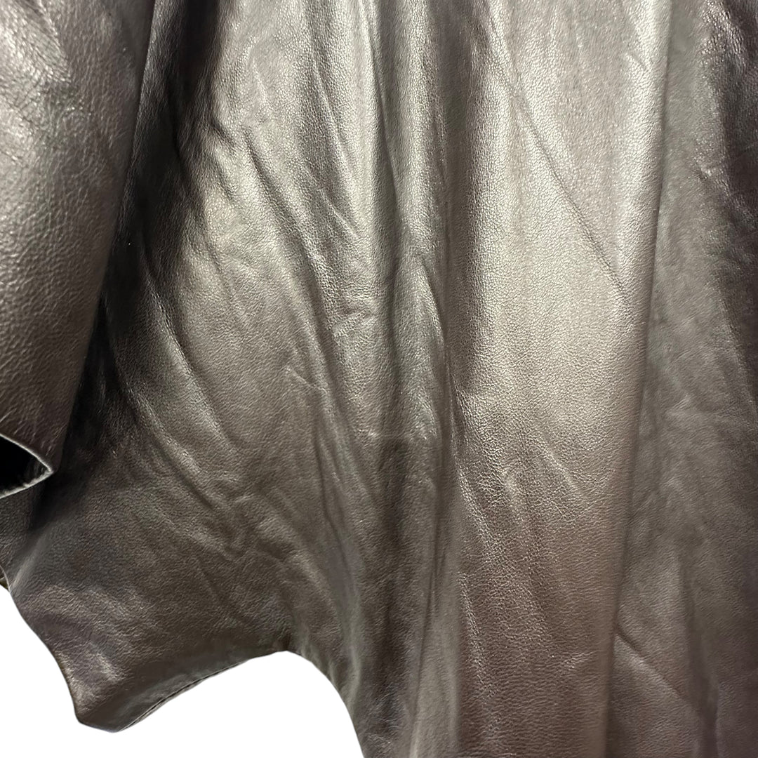 THE ROW LEATHER LEATHER WRAP LEATHER DRESS