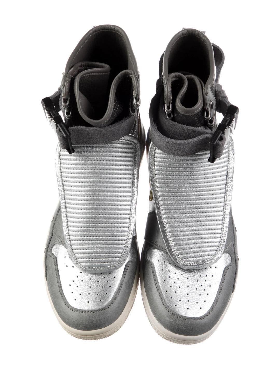 THE SHOE SURGEON X ANTHONY DAVIS X RUFFLES X JORDAN 1 ARMORED RIDGETOP SNEAKERS