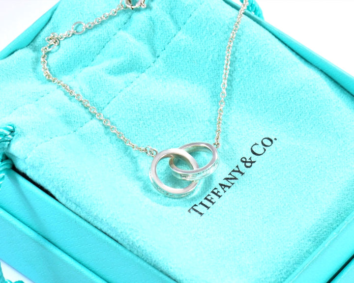TIFFANY &amp; CO. 1837® INTERLOCKING CIRCLES STERLING SILVER CHAIN BRACELET