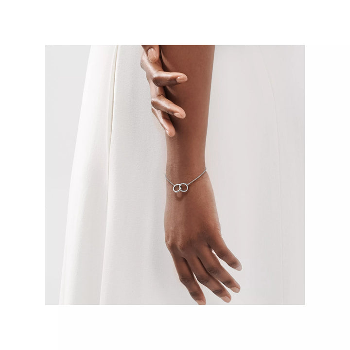 TIFFANY &amp; CO. 1837® INTERLOCKING CIRCLES STERLING SILVER CHAIN BRACELET