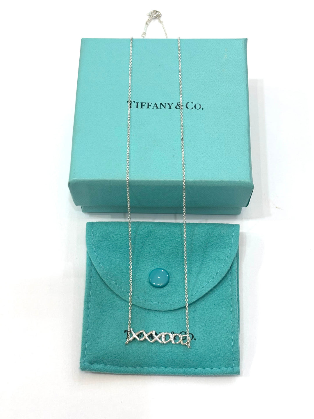 TIFFANY &amp; CO. PALOMA PICASSO® GRAFFITI XXXOOO STERLING SILVER NECKLACE