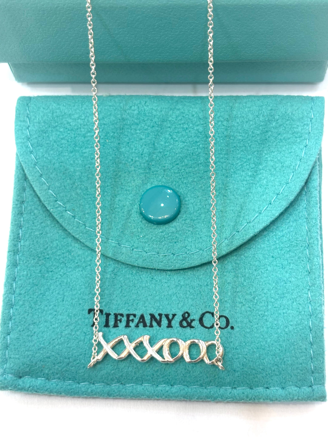 TIFFANY &amp; CO. PALOMA PICASSO® GRAFFITI XXXOOO STERLING SILVER NECKLACE