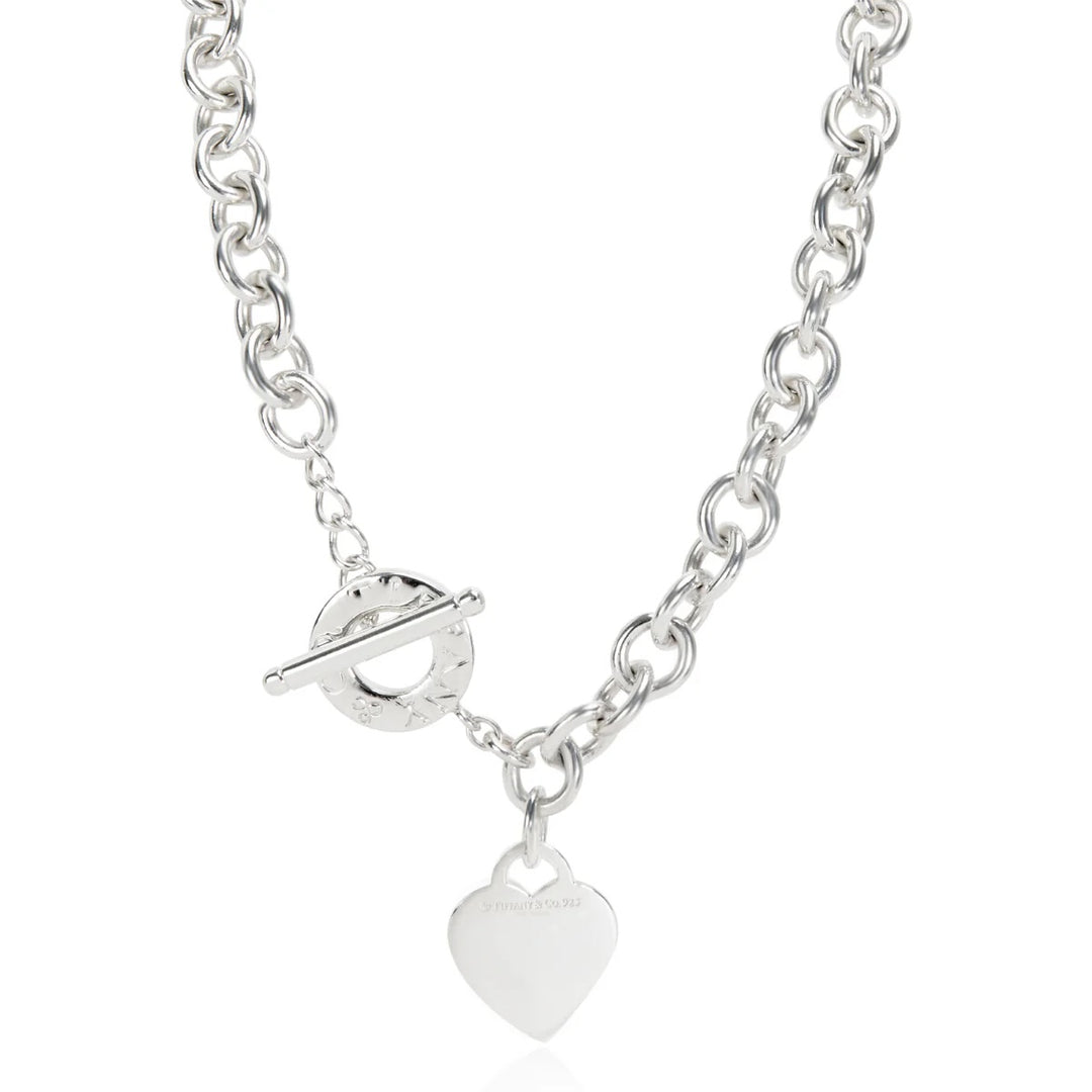 TIFFANY &amp; CO. HEART TAG TOGGLE NECKLACE