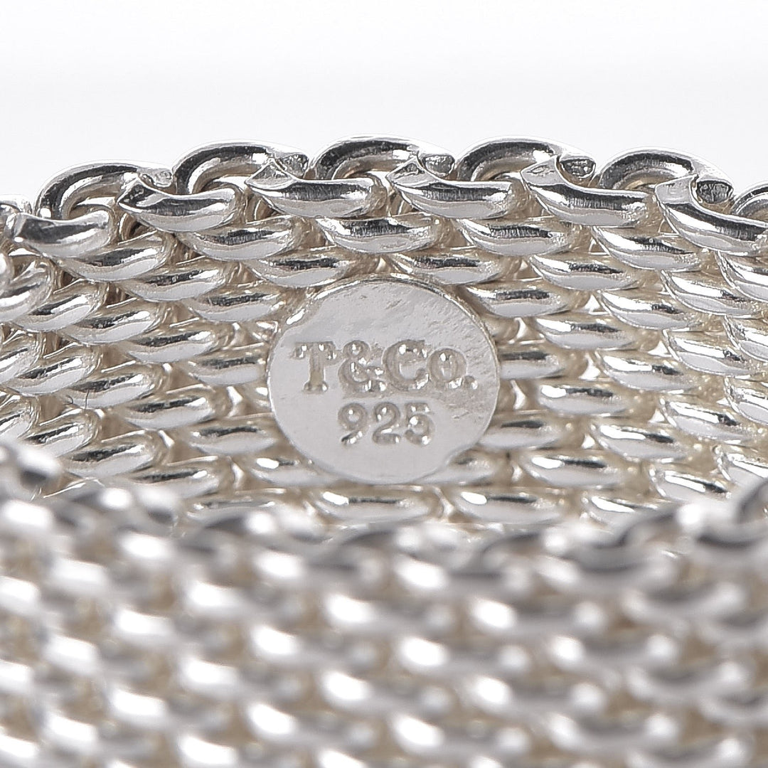 TIFFANY &amp; CO. SOMERSET MESH WEAVE RING