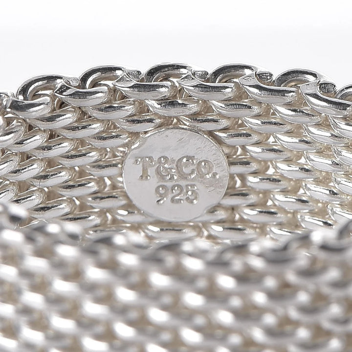 TIFFANY &amp; CO. SOMERSET MESH WEAVE RING