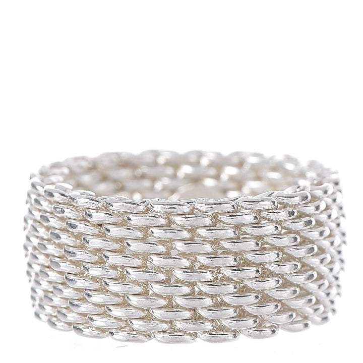 TIFFANY &amp; CO. SOMERSET MESH WEAVE RING