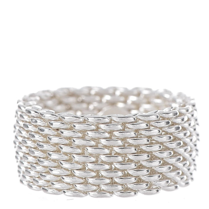 TIFFANY &amp; CO. SOMERSET MESH WEAVE RING