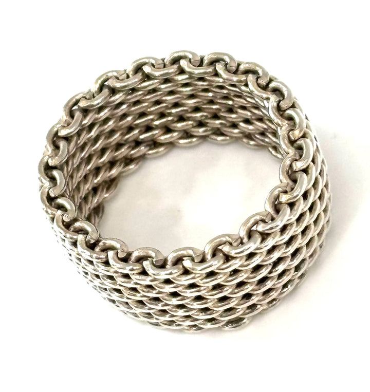 TIFFANY &amp; CO. SOMERSET MESH WEAVE RING