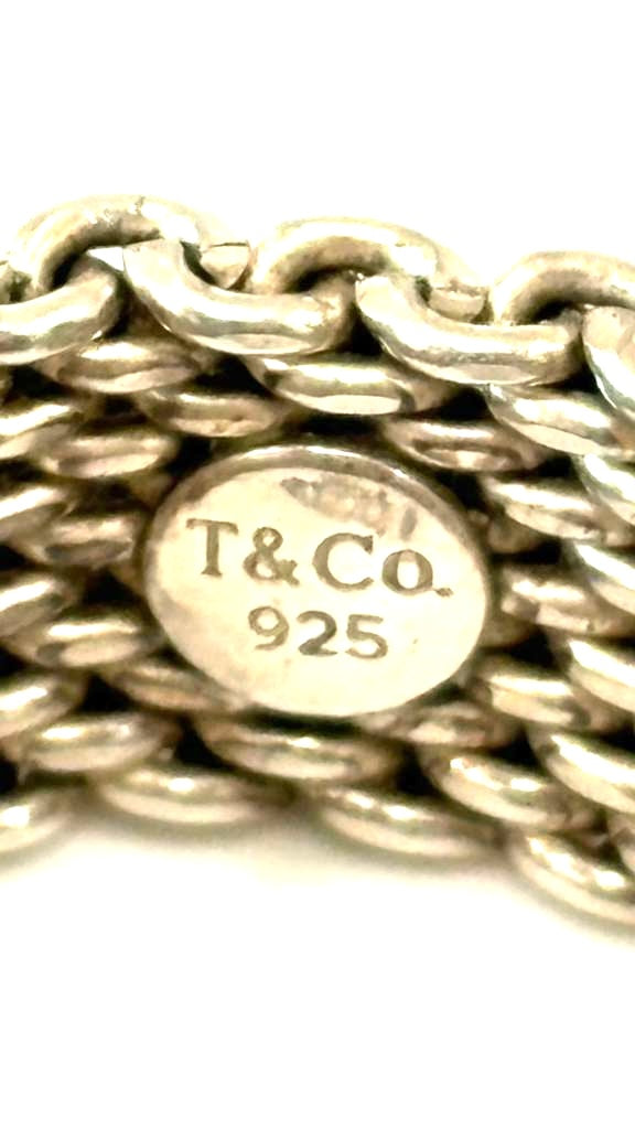 TIFFANY &amp; CO. SOMERSET MESH WEAVE RING