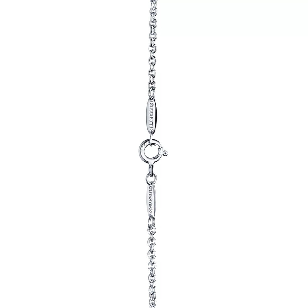 TIFFANY &amp; CO. ELSA PERETTI® STERLING SILVER "M" ALPHABET PENDANT BRACELET