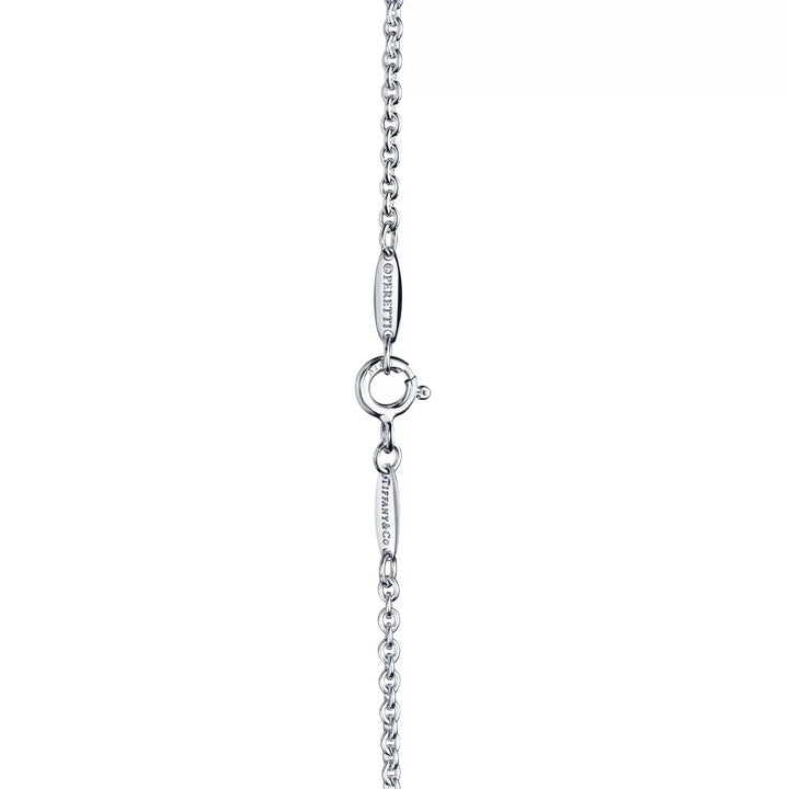 TIFFANY &amp; CO. ELSA PERETTI® STERLING SILVER "M" ALPHABET PENDANT BRACELET
