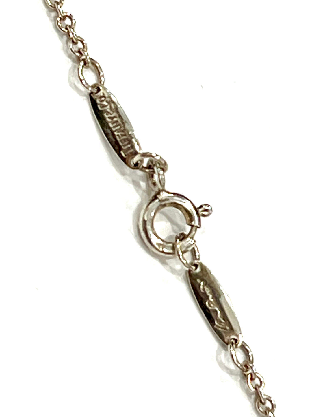 TIFFANY &amp; CO. ELSA PERETTI LARGE OPEN HEART STERLING SILVER NECKLACE