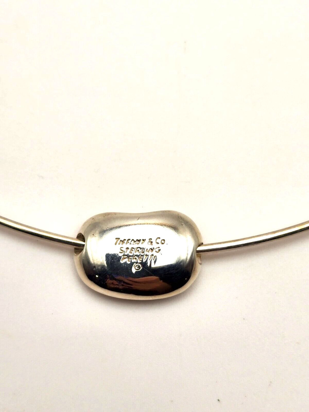 TIFFANY &amp; CO ELSA PERETTI BEAN SLIDE COLLAR NECKLACE