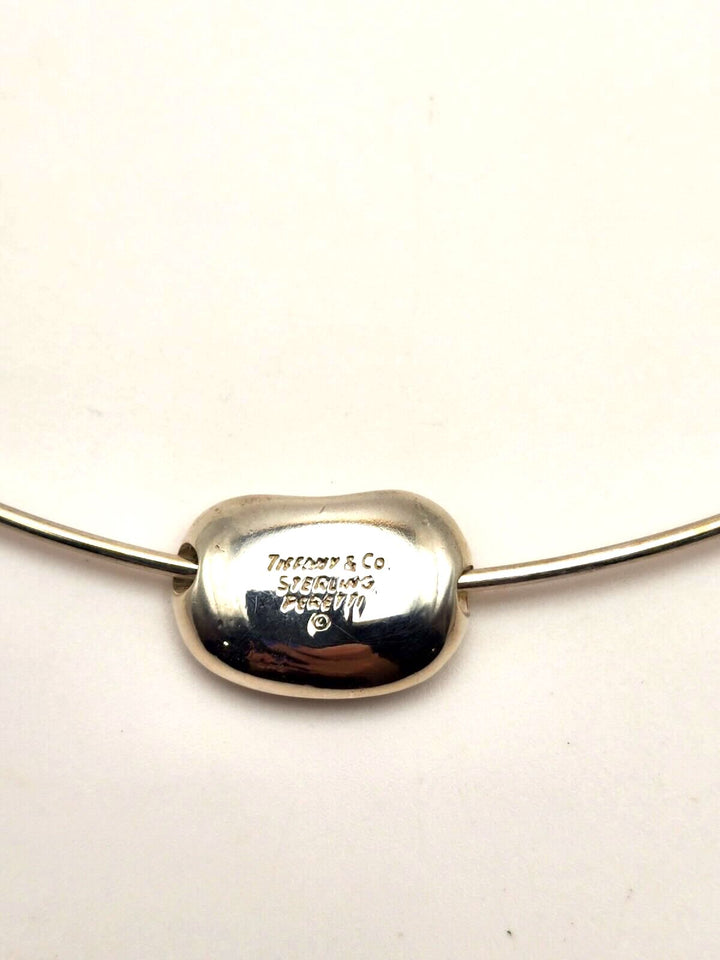 TIFFANY &amp; CO ELSA PERETTI BEAN SLIDE COLLAR NECKLACE
