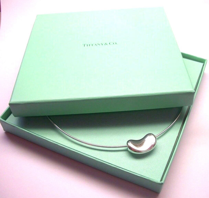 TIFFANY &amp; CO ELSA PERETTI BEAN SLIDE COLLAR NECKLACE