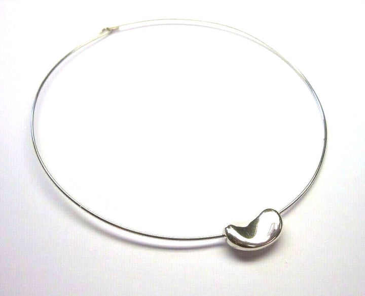 TIFFANY &amp; CO ELSA PERETTI BEAN SLIDE COLLAR NECKLACE