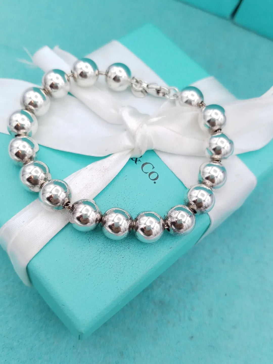 TIFFANY &amp; CO. HARDWEAR BALL STERLING SILVER BRACELET