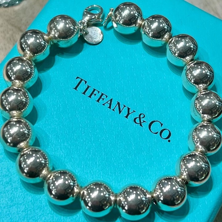TIFFANY &amp; CO. HARDWEAR BALL STERLING SILVER BRACELET