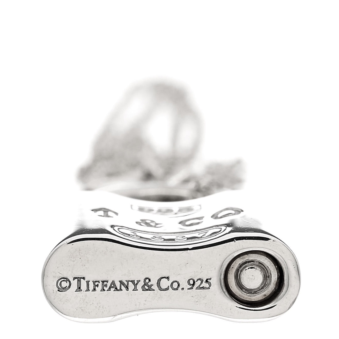 TIFFANY & CO. STERLING SILVER 1837 PADLOCK PENDANT NECKLACE
