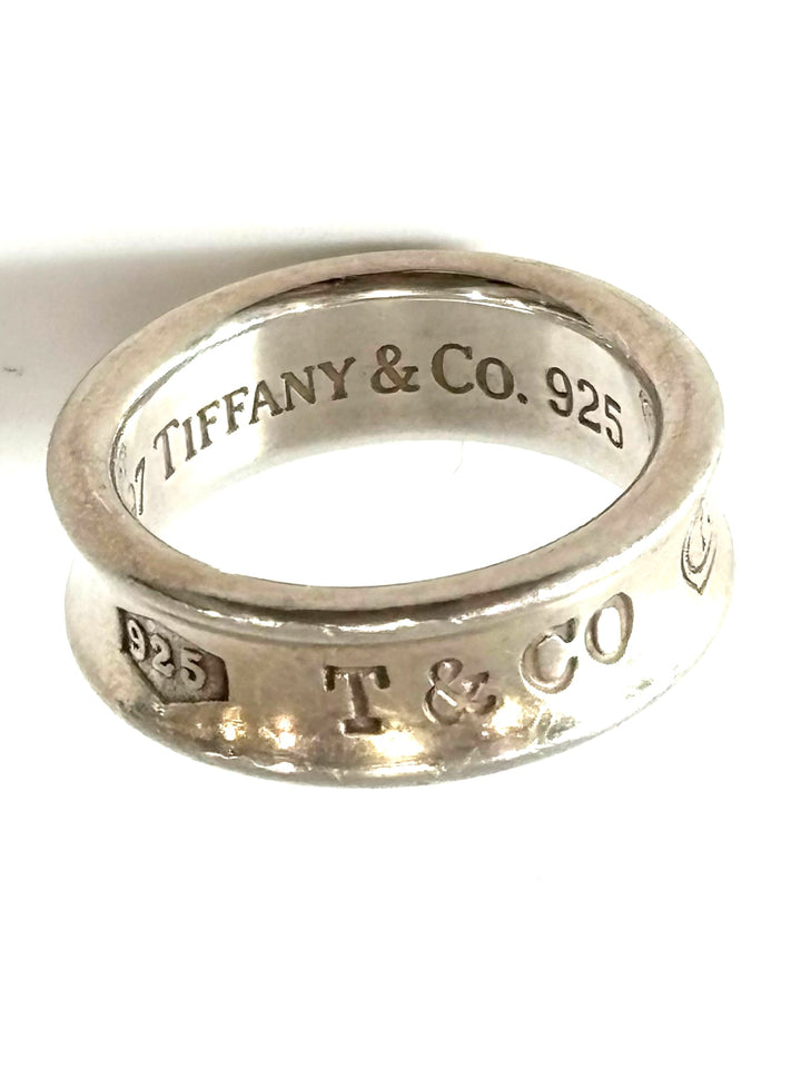 TIFFANY &amp; CO. 1837 STERLING SILVER RING