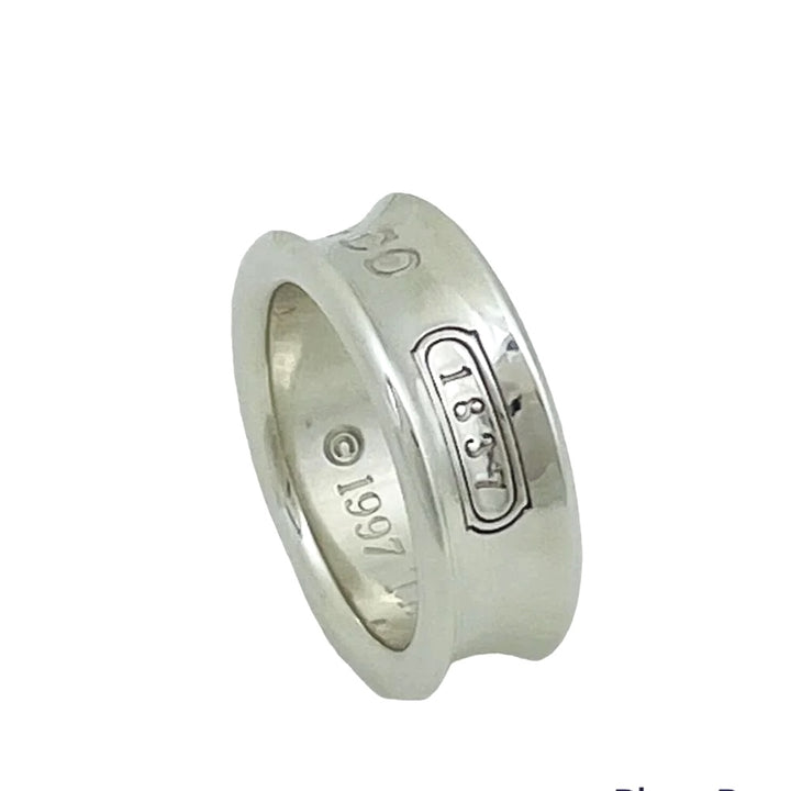 TIFFANY &amp; CO. 1837 STERLING SILVER RING