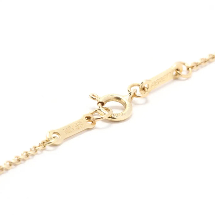 TIFFANY &amp; CO. ELSA PERETTI 18K GOLD SQUARE BOTTLE PENDANT NECKLACE