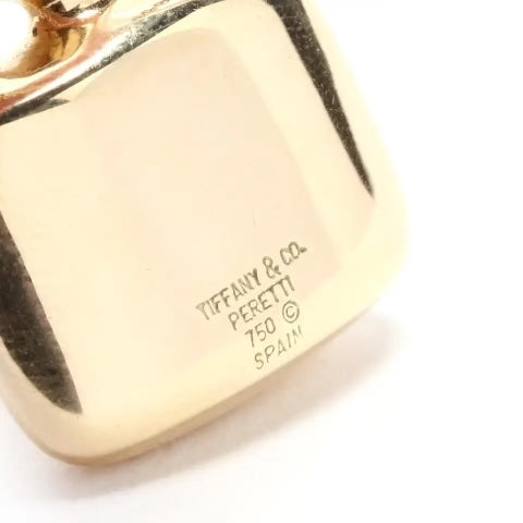 TIFFANY &amp; CO. ELSA PERETTI 18K GOLD SQUARE BOTTLE PENDANT NECKLACE