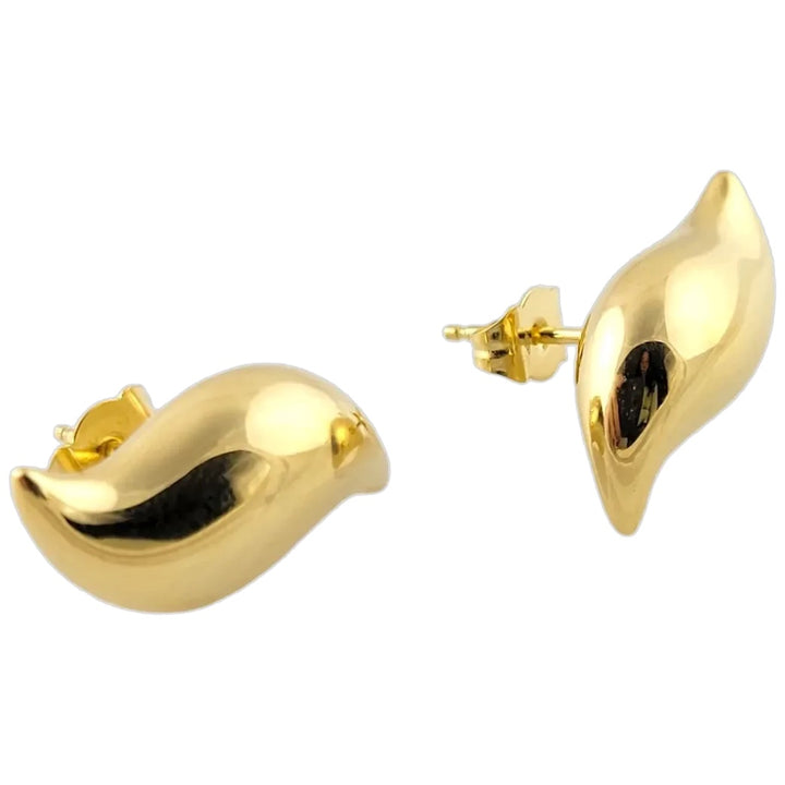 TIFFANY &amp; CO. ELSA PERETTI 18K GOLD FEATHER