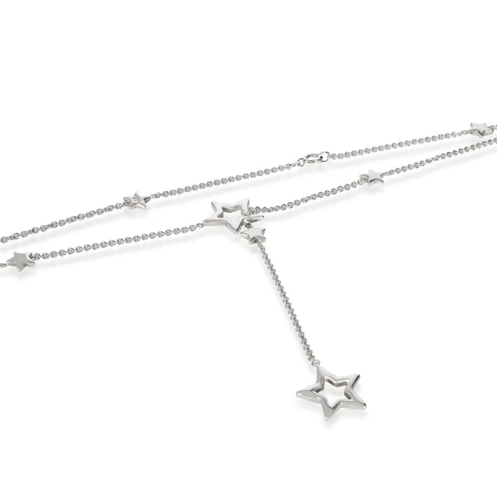 TIFFANY &amp; CO. STERLING SILVER STAR LARIAT NECKLACE