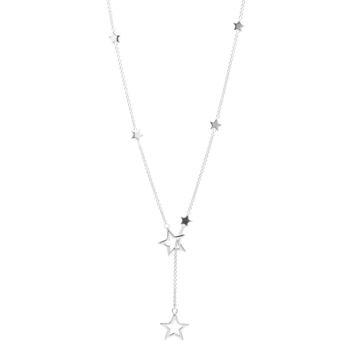 TIFFANY &amp; CO. STERLING SILVER STAR LARIAT NECKLACE