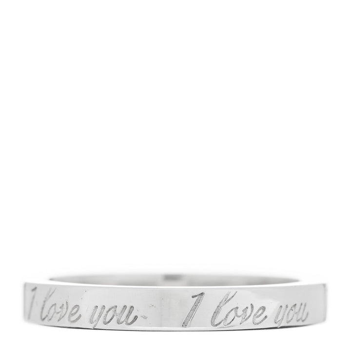 TIFFANY & CO. STERLING SILVER I LOVE YOU RING BAND – Caroline's