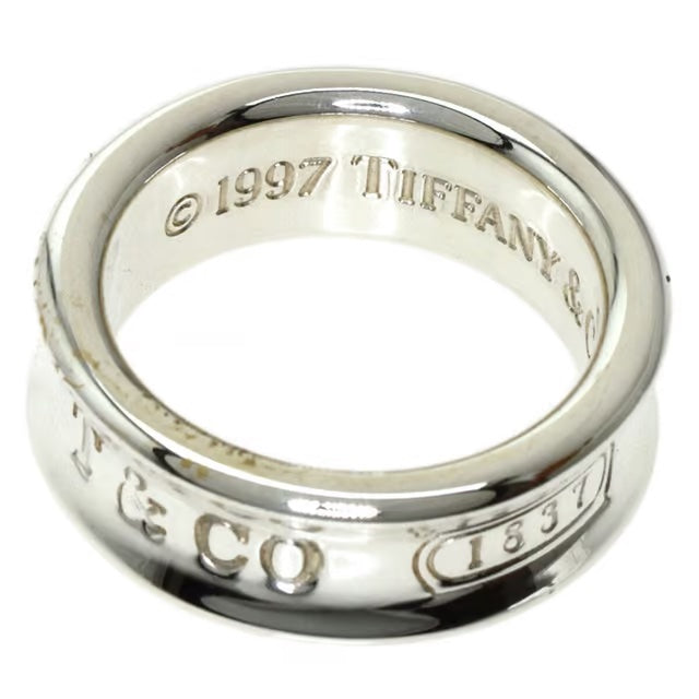 TIFFANY &amp; CO. STERLING SILVER 1837 RING