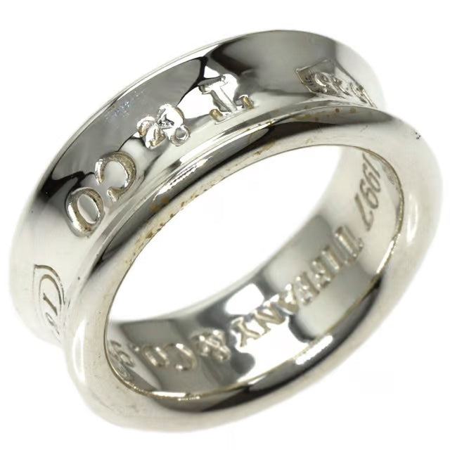 TIFFANY &amp; CO. STERLING SILVER 1837 RING