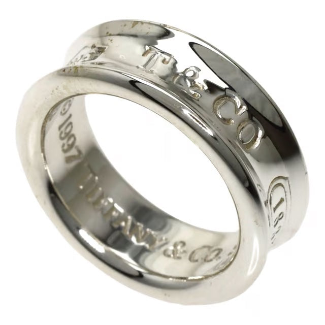 TIFFANY &amp; CO. STERLING SILVER 1837 RING