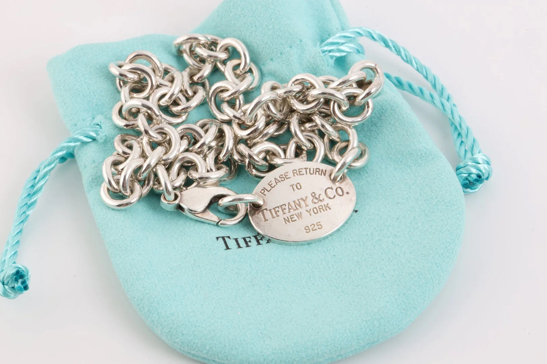 TIFFANY &amp; CO. RTT OVAL CHOKER NECKLACE