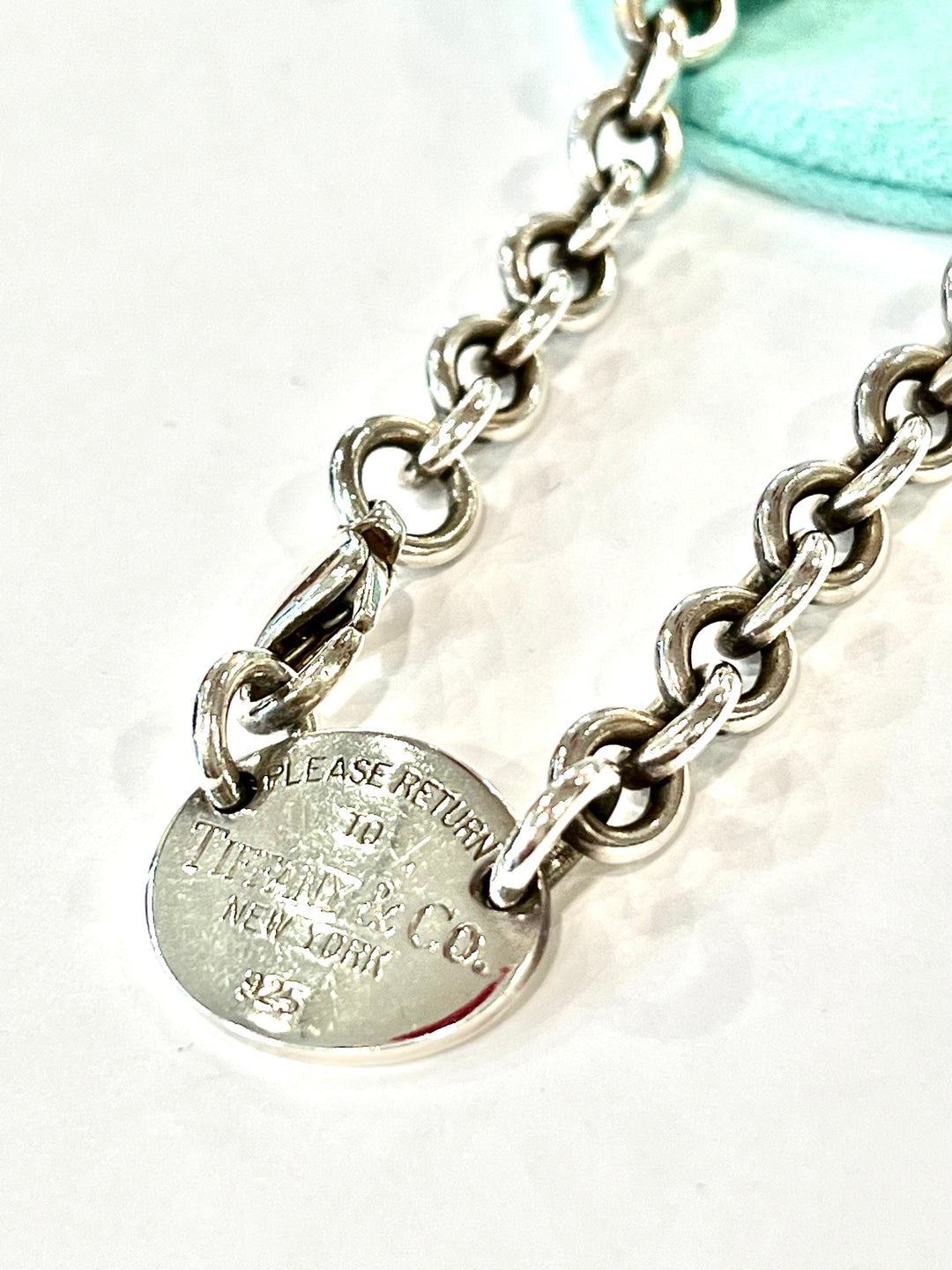 TIFFANY &amp; CO. RTT OVAL CHOKER NECKLACE