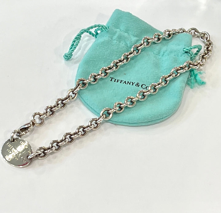 TIFFANY &amp; CO. RTT OVAL CHOKER NECKLACE