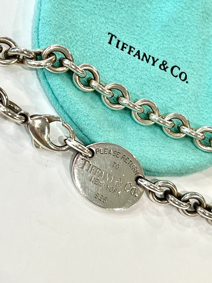 TIFFANY &amp; CO. RTT OVAL CHOKER NECKLACE