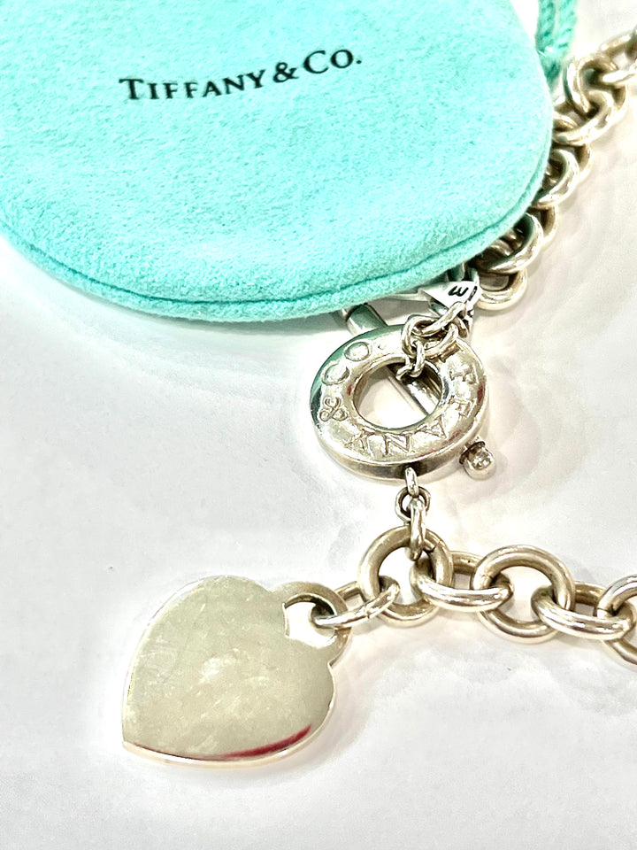TIFFANY &amp; CO. HEART TAG TOGGLE NECKLACE