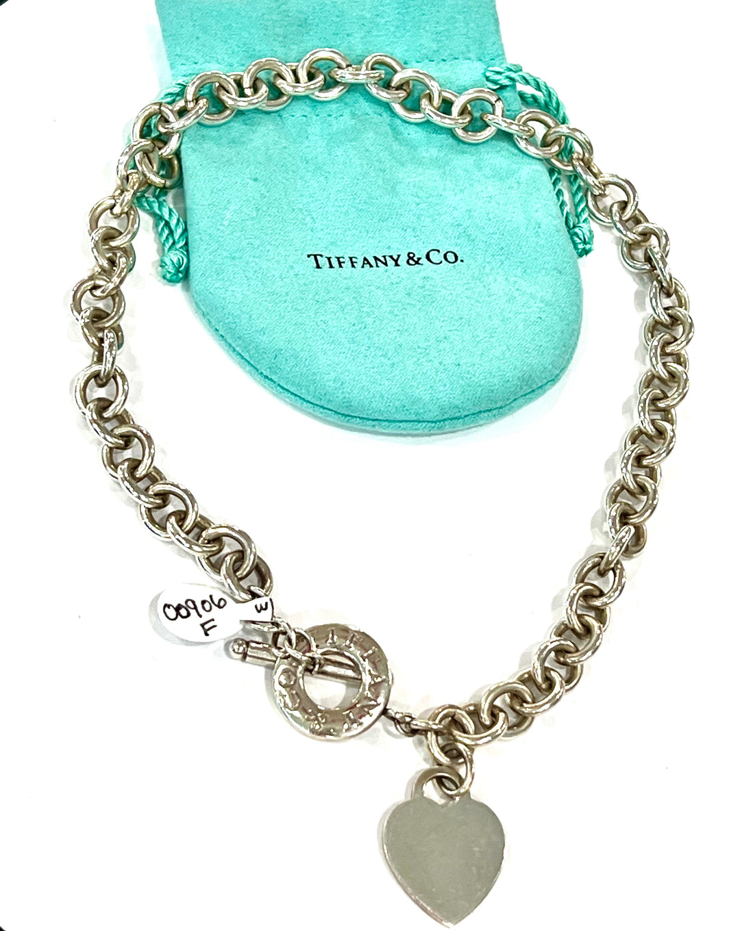 TIFFANY &amp; CO. HEART TAG TOGGLE NECKLACE
