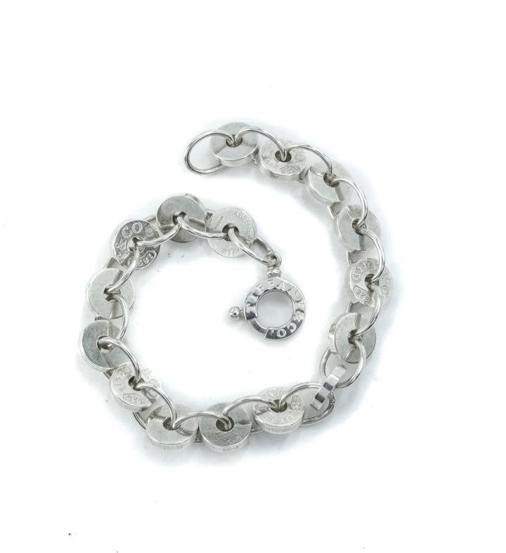 TIFFANY &amp; CO. STERLING SILVER 1837 CIRCLE BRACELET
