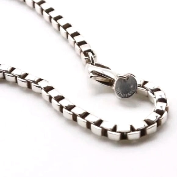 TIFFANY &amp; CO. STERLING SILVER VENETIAN LINK NECKLACE