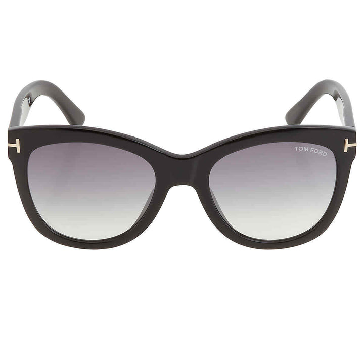 TOM FORD FT0870 WALLACE GRADIENT BLACK SMOKE SUNGLASSES