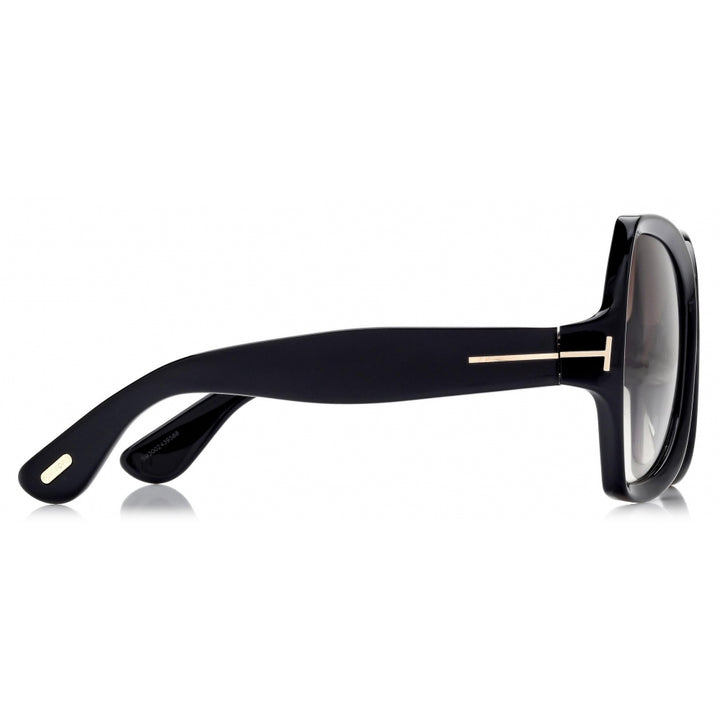 TOM FORD TF1222 01B JERRY BUTTERFLY OVERSIZED ACETATE SUNGLASSES