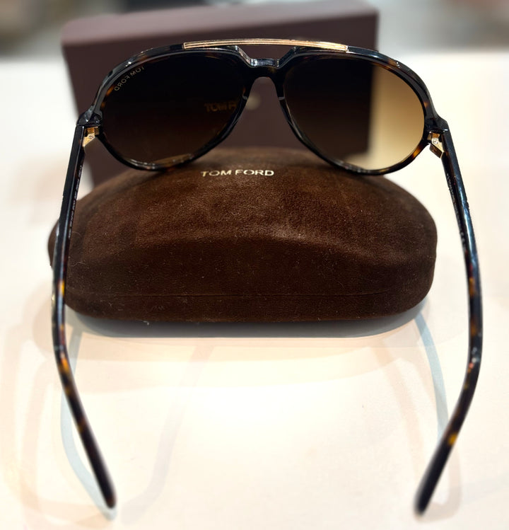 TOM FORD AALTO TF1210-52F AVIATOR SUNGLASSES