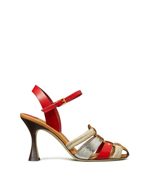 TORY BURCH FISHERMAN HEEL SANDAL