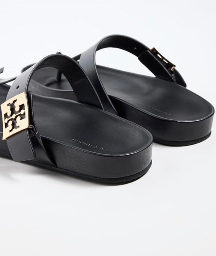 TORY BURCH MELLOW LEATHER THOMG SANDAL MULES